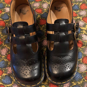 Dr Marten Black Leather Mary Janes US 8 / EU 39